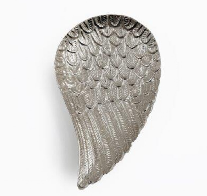 Large Angel Wing Tray 31cm- Silver