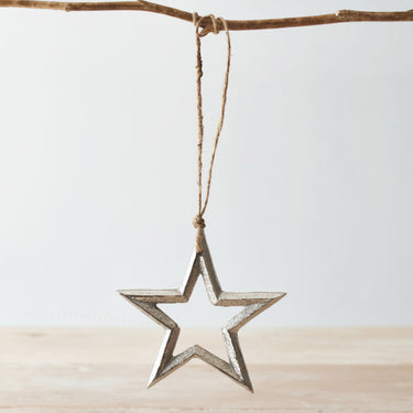 Hanging Metal Star 10cm