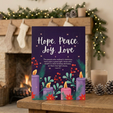 Hope, Peace, Joy, Love Advent Calendar