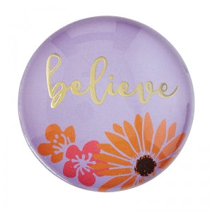 Magnanimous Round Magnet- Believe
