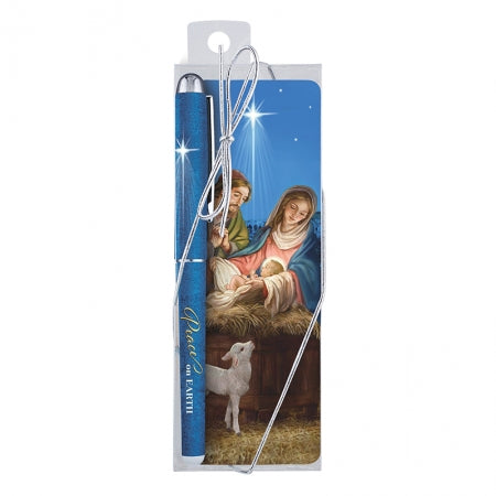 Peace on Earth Gift Pen with Bookmark