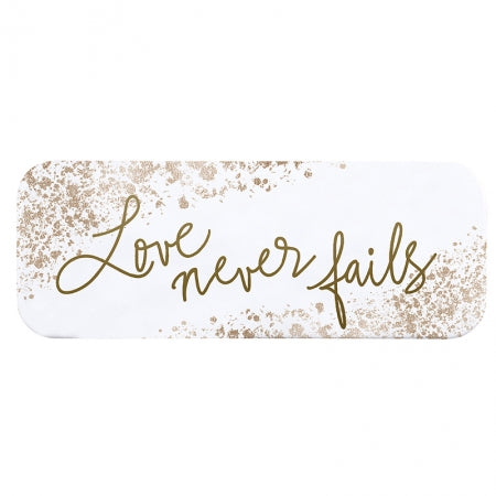 Table Top Plaque - Love Never Fails