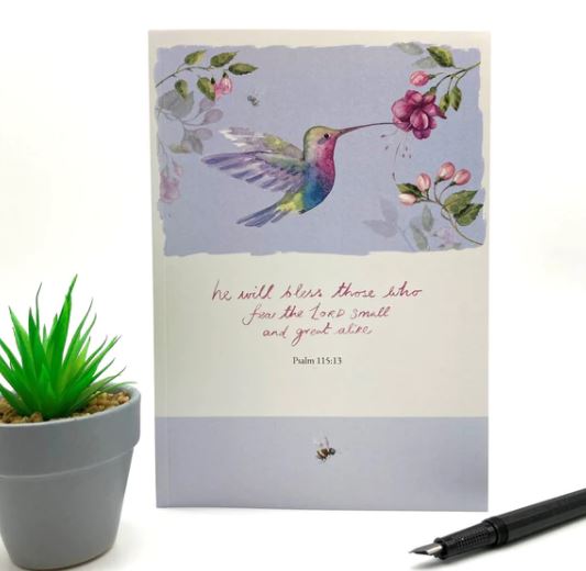 A5 Hummingbird Lined Notebook