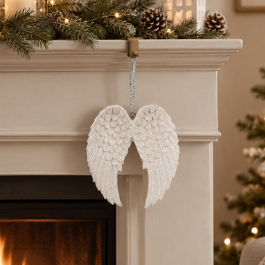 Double Angel Wing Hanging Decoration
