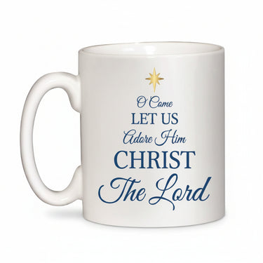 Christmas Mug Let Us Adore