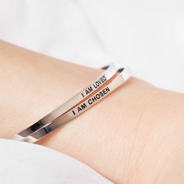 I Can Do All Things Through Christ Bracelet- Silver