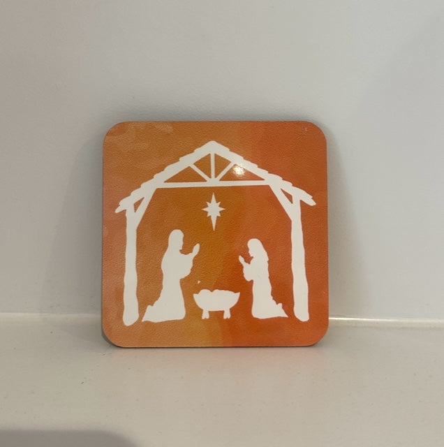 Christmas Coaster- Nativity