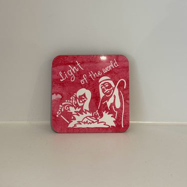 Christmas Coaster- Light Of The World