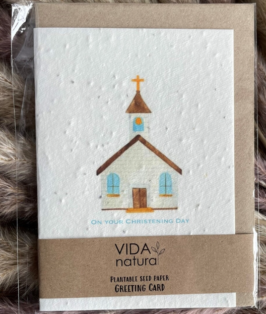 Plantable Seed Card- Christening Day