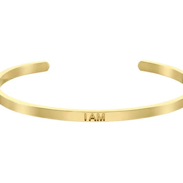 ‘I Am’ Affirmation Bracelet 14k Gold Plated