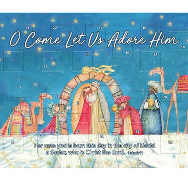 O Come Let Us Adore Him Advent Calendar