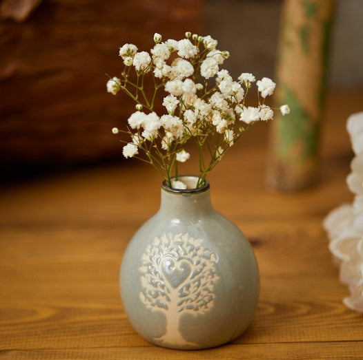 Tree Of Life Heart Vase