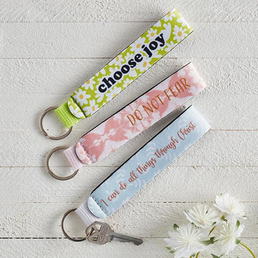 Strap Keychain- Choose Joy