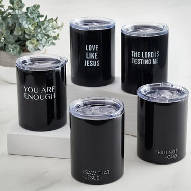 Stainless Steel Tumbler- I Saw That Jesus