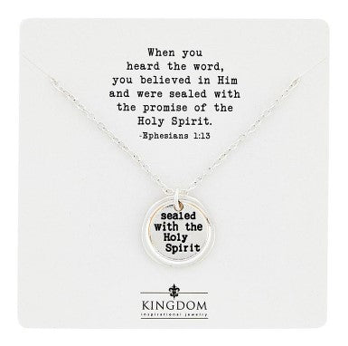 Sealed In Faith Necklace– Holy Spirit