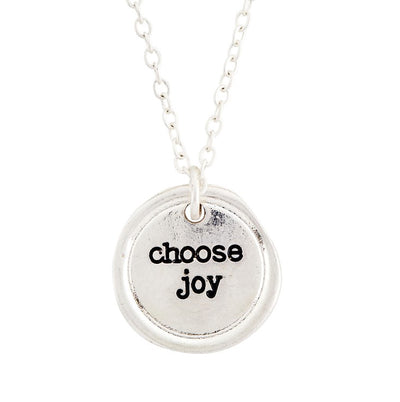Sealed In Faith Necklace– Choose Joy