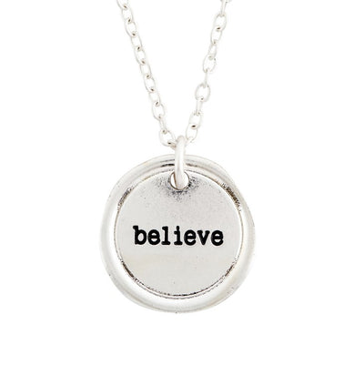 Sealed In Faith Necklace– Believe
