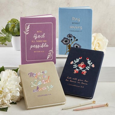 Embroidered Journal – Pray Without Ceasing