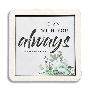 Set of 6 Coasters – I am with you always