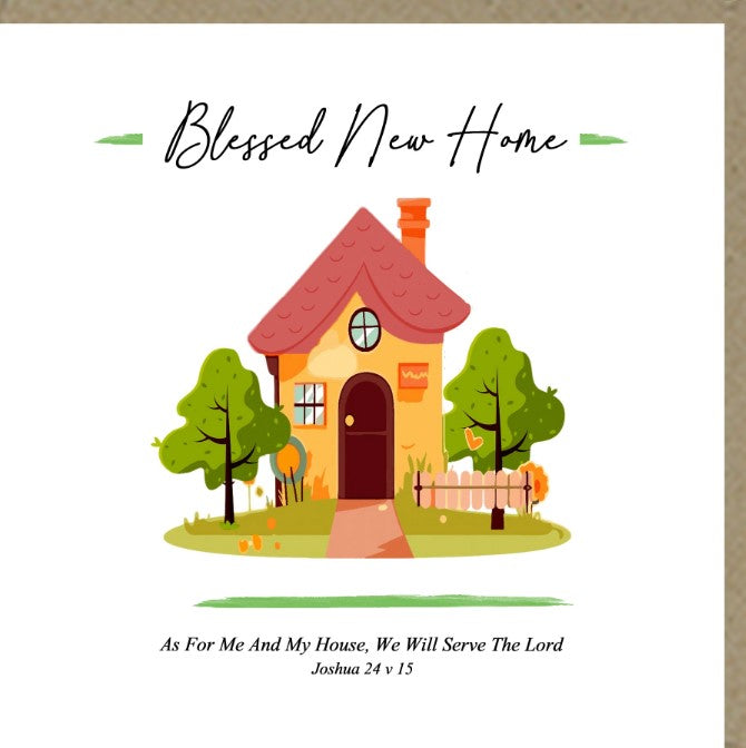 Blessed New Home Greetings Card