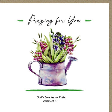 Praying for You Greetings Card
