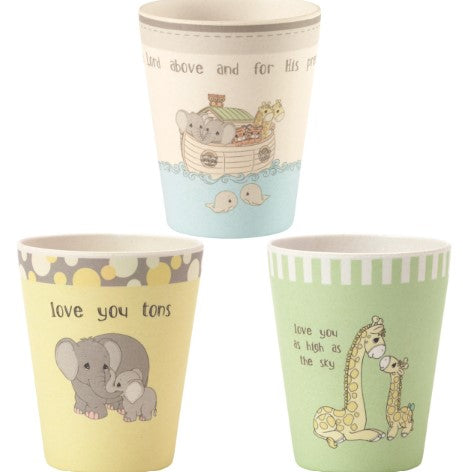 3-Piece Kids Bamboo Cup Set