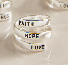 Wrapped Ring – Faith Love Hope