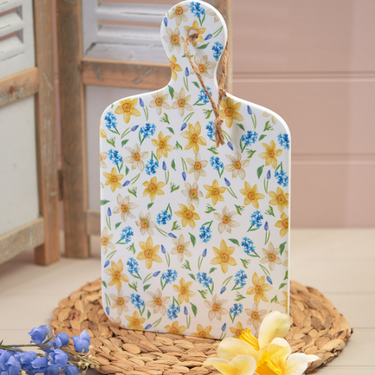 Daffodil & Hyacinth serving board