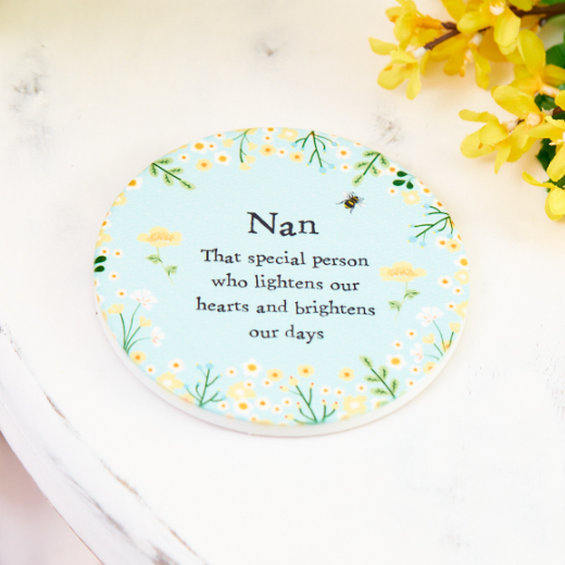 Floral Ceramic Nan Coaster