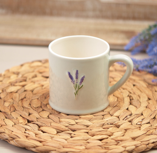 Lavender Mug- Grey