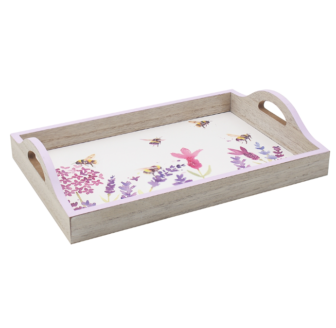 Serving Tray- Lavender & Bee&