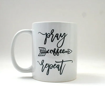 Pray-Coffee-Repeat Mug