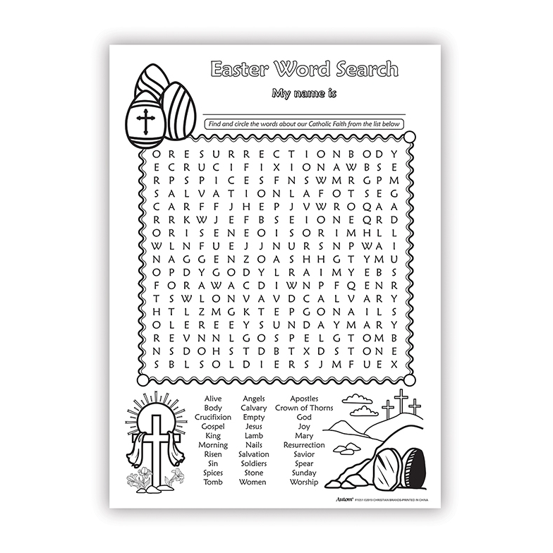 Easter Wordsearch Poster