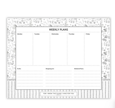 Weekly Planner – For I Know