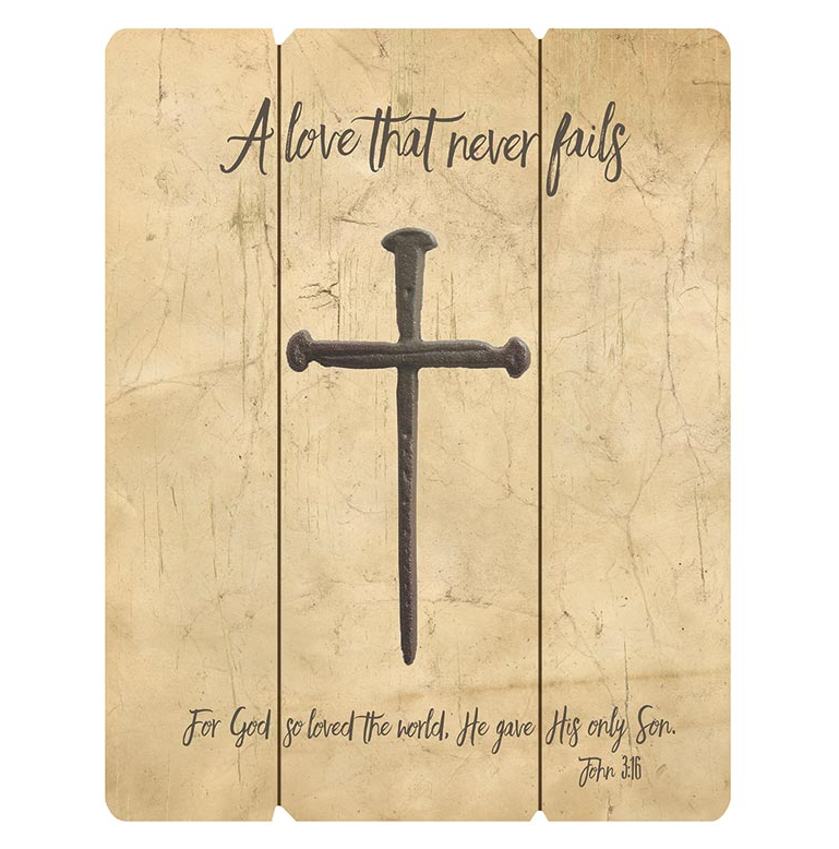 Pallet Sign – Cross of Nails