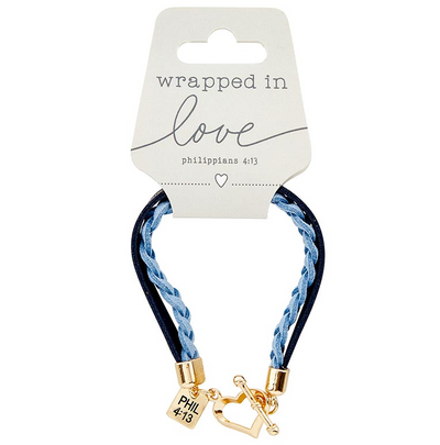 Copy of Wrapped In Love – Philippians 4:13 – Blue