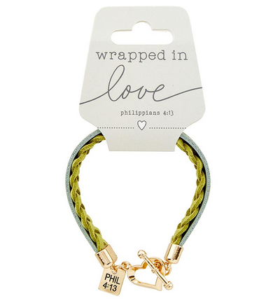 Wrapped In Love – Philippians 4:13 – Green