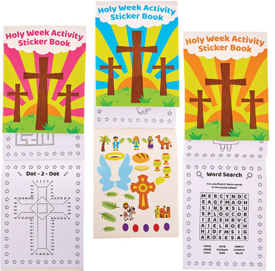 Holy Week Activity Sticker Books (Pack of 8)