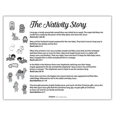 The Nativity Story Activity Card