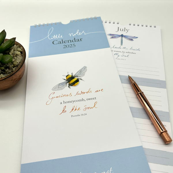 Little Notes 2025 Slimline Calendar