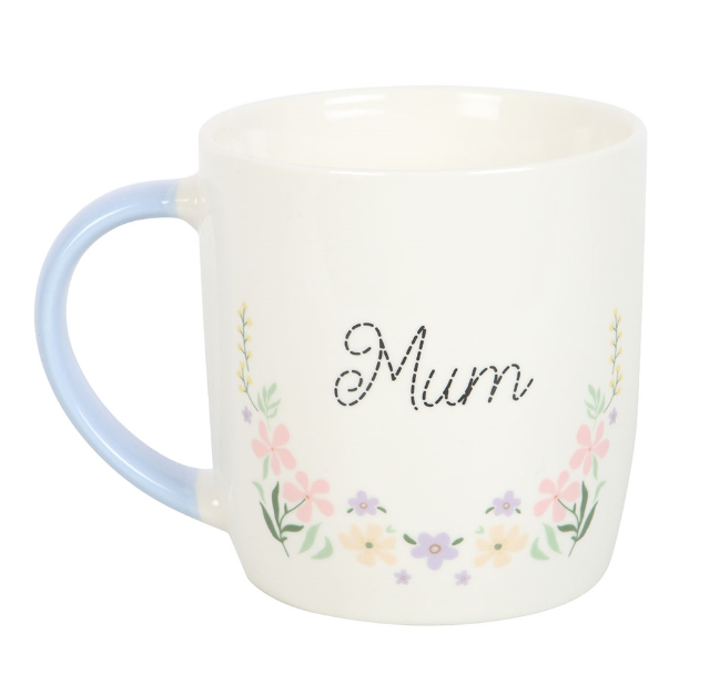 Mum Pastel Floral Ceramic Mug