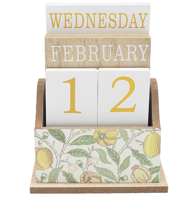 Fruit Design Tile Calendar