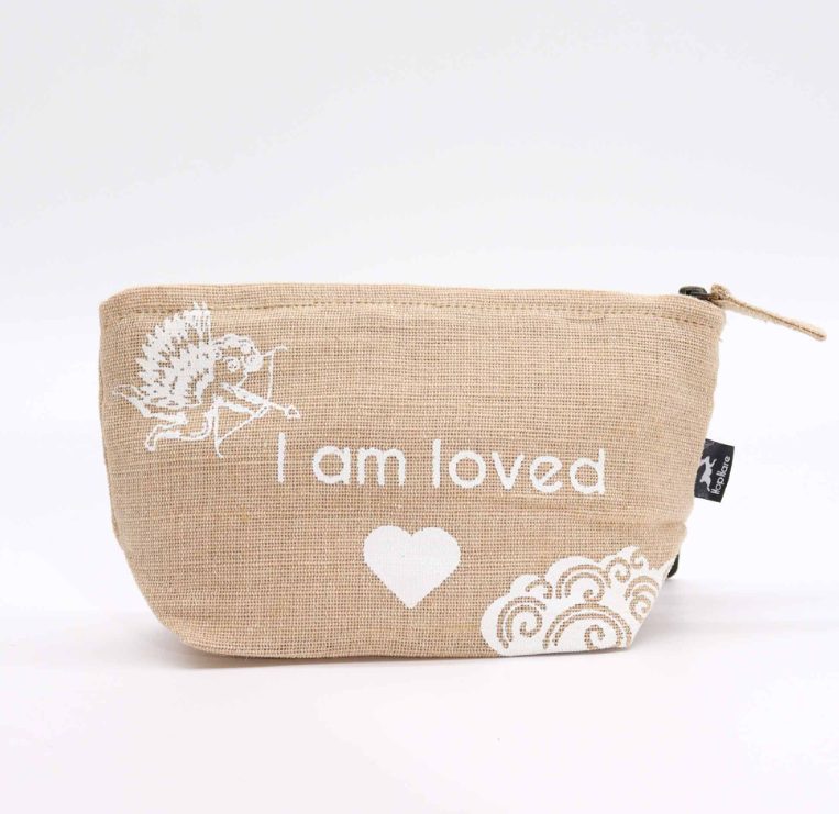 Jute Pouch - I am Loved