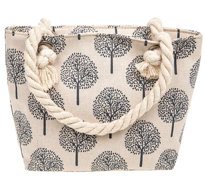 Tree of Life Handbag- Cream