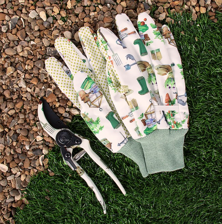 2 Piece Gloves Garden Set- Green Fingers