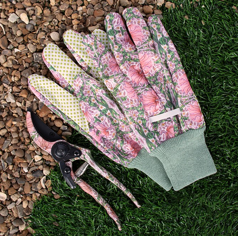 2 Piece Gloves Garden Set- Pink Floral