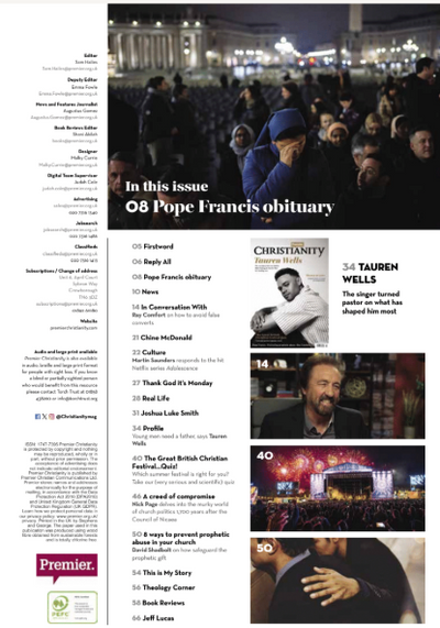 Premier Christianity Magazine- May 2025