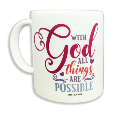 Mug – With God all things