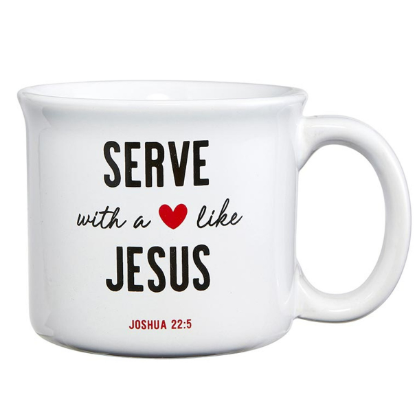 Serve with a Heart Like Jesus Coffee Mug