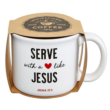 Serve with a Heart Like Jesus Coffee Mug